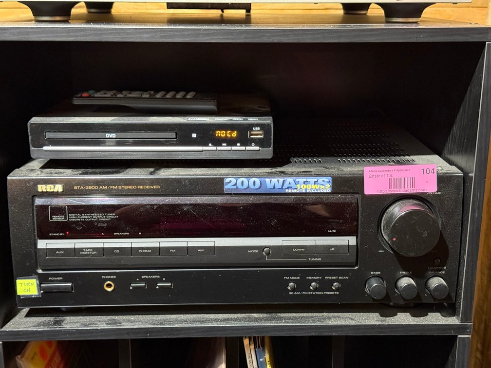 RCA Stereo receiver and DVD player TESTED