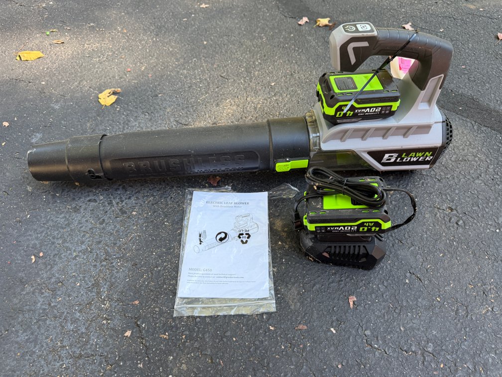 Cordless leaf blower TESTED