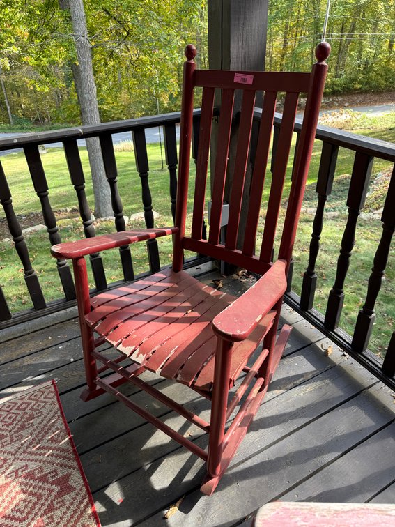 Painted rocker
