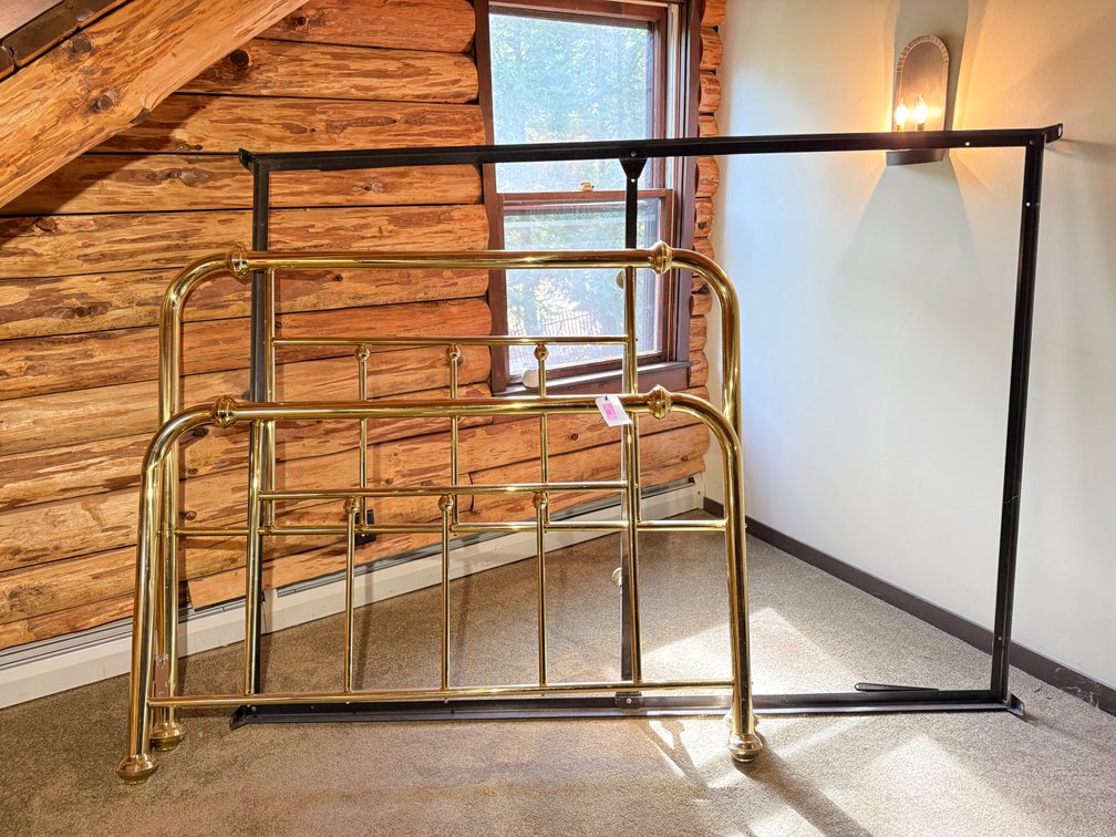 Brass head and foot board