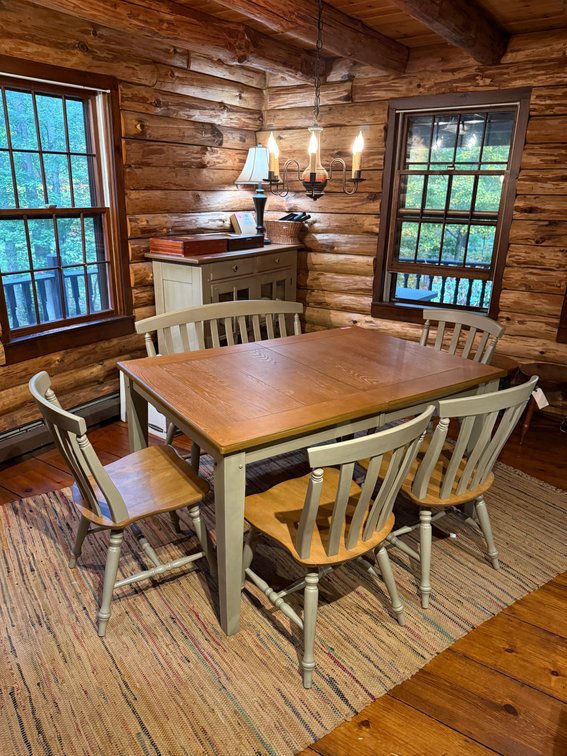 Farmhouse style table and chairs 