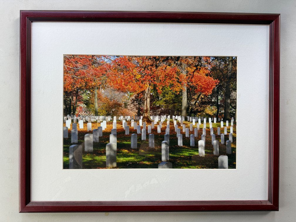 Cemetery photo print 