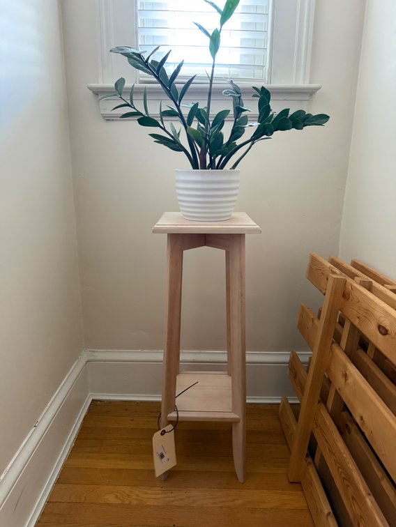 Wood plant stand 