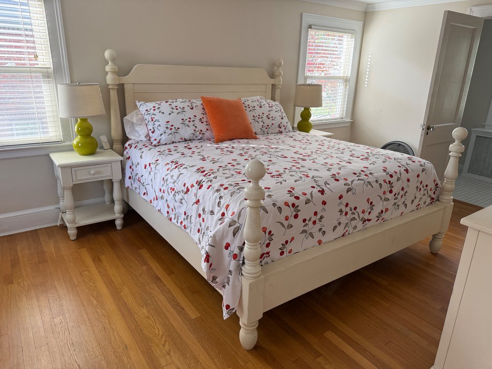 PB King bed & side tables