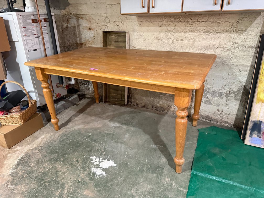 5' farmhouse table