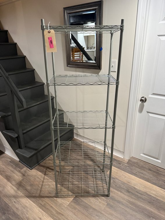 5 shelf utility rack
