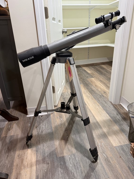 Meade telescope & lenses