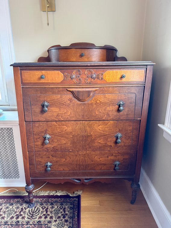Antique gentleman's bureau