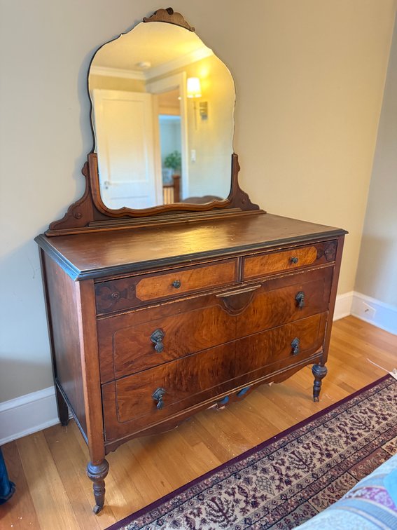Antique ladies bureau