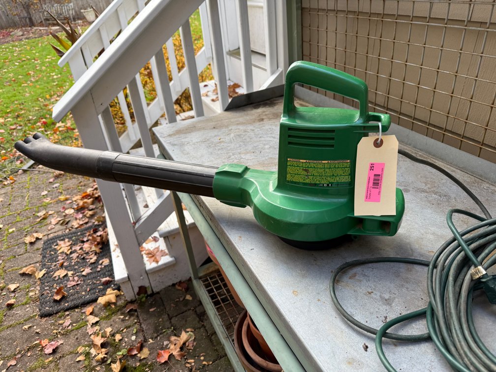 Electric weed eater & blower TESTED