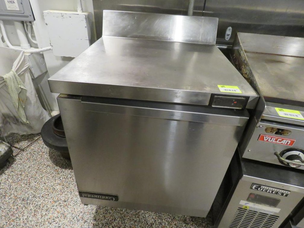 Continental Undercounter Freezer on Wheels, Model SWF27-BS, 27.5"x30"