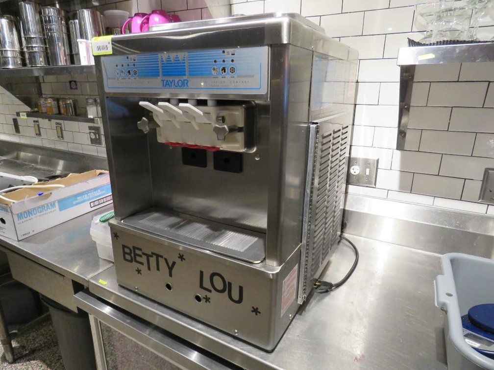 Taylor 3 Head Soft Serve Ice Cream Machine, Model 161-27, Serial M2044251, 208-230V, 1 PH