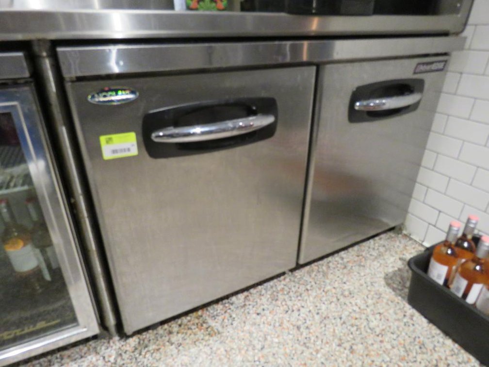 Norlake AdvantEdge 48.25" 2 Door Undercounter Refrigerator on Wheels, Model UR48, 115V