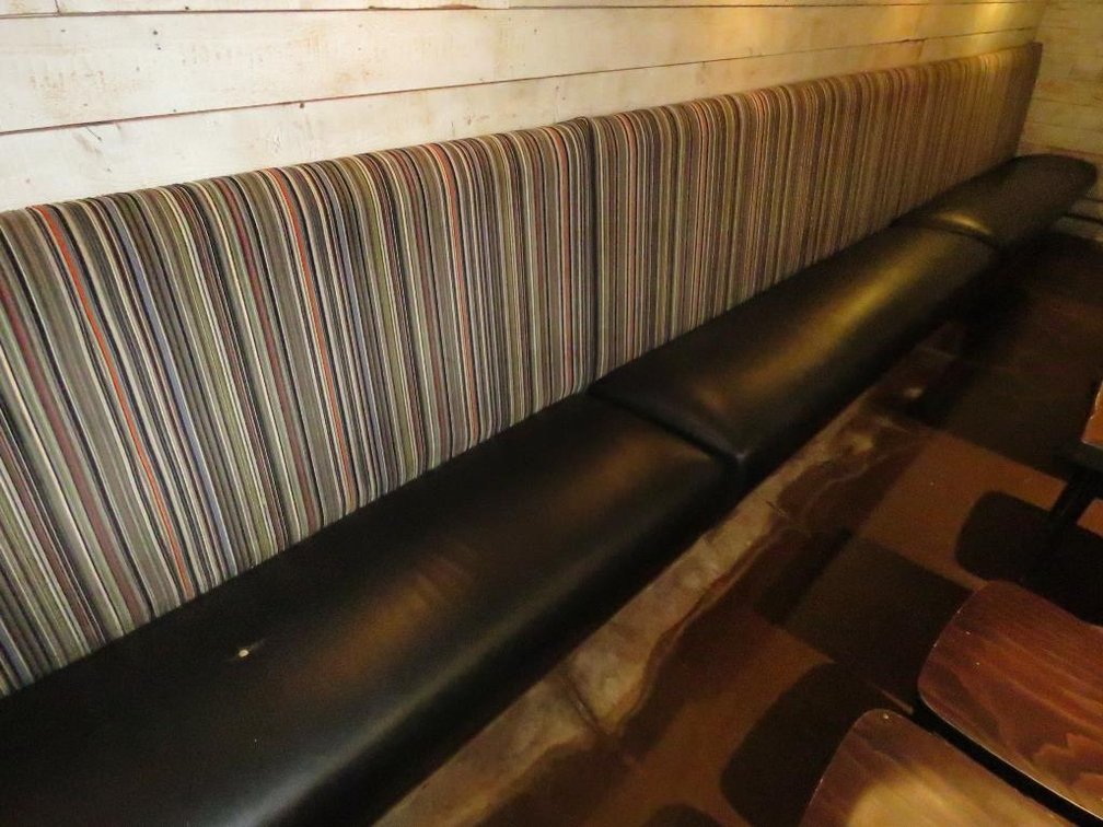 7 Assorted Booth Sections, 82"x25"x41" and 30"x25"x41"
