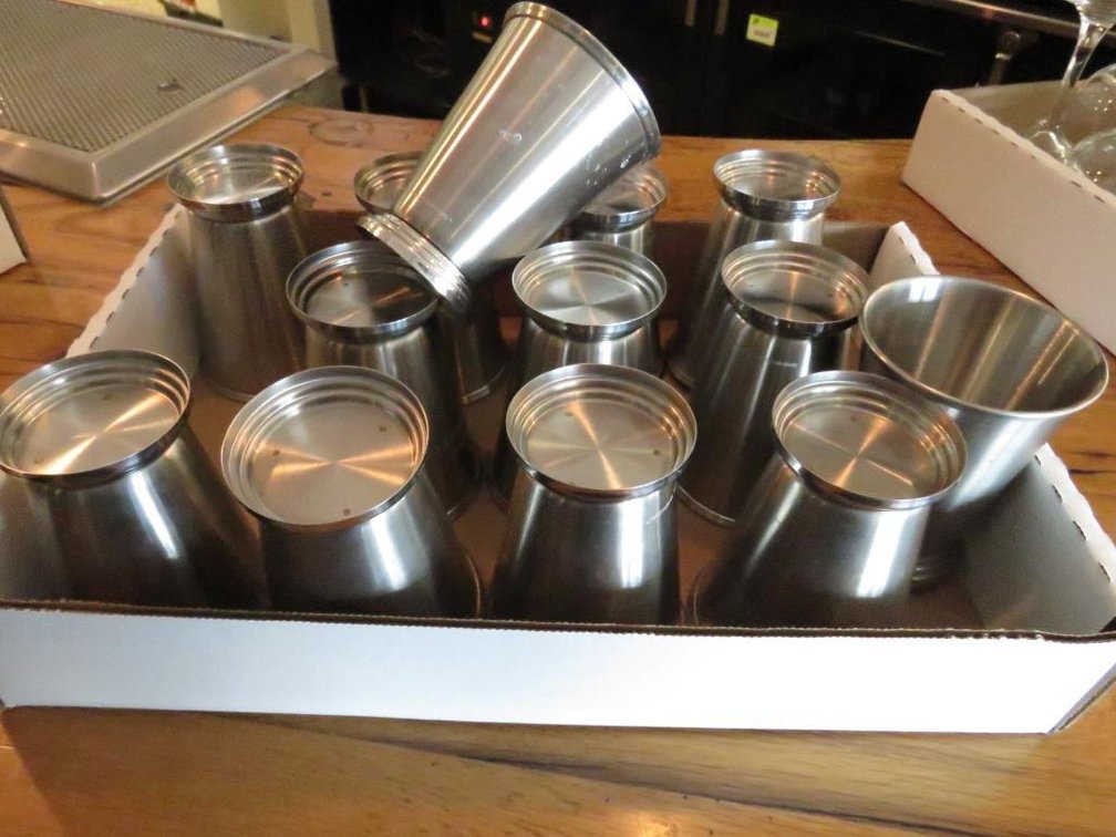 13 SS Maker's Mark Mixing Cups