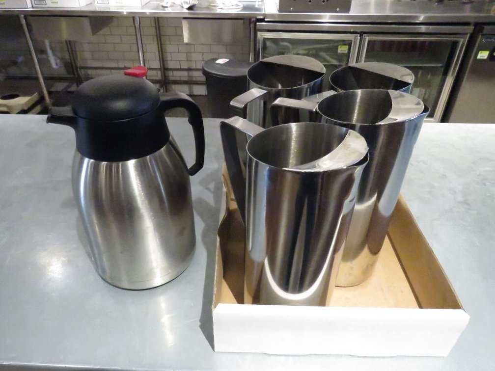 5 Assorted Pitchers