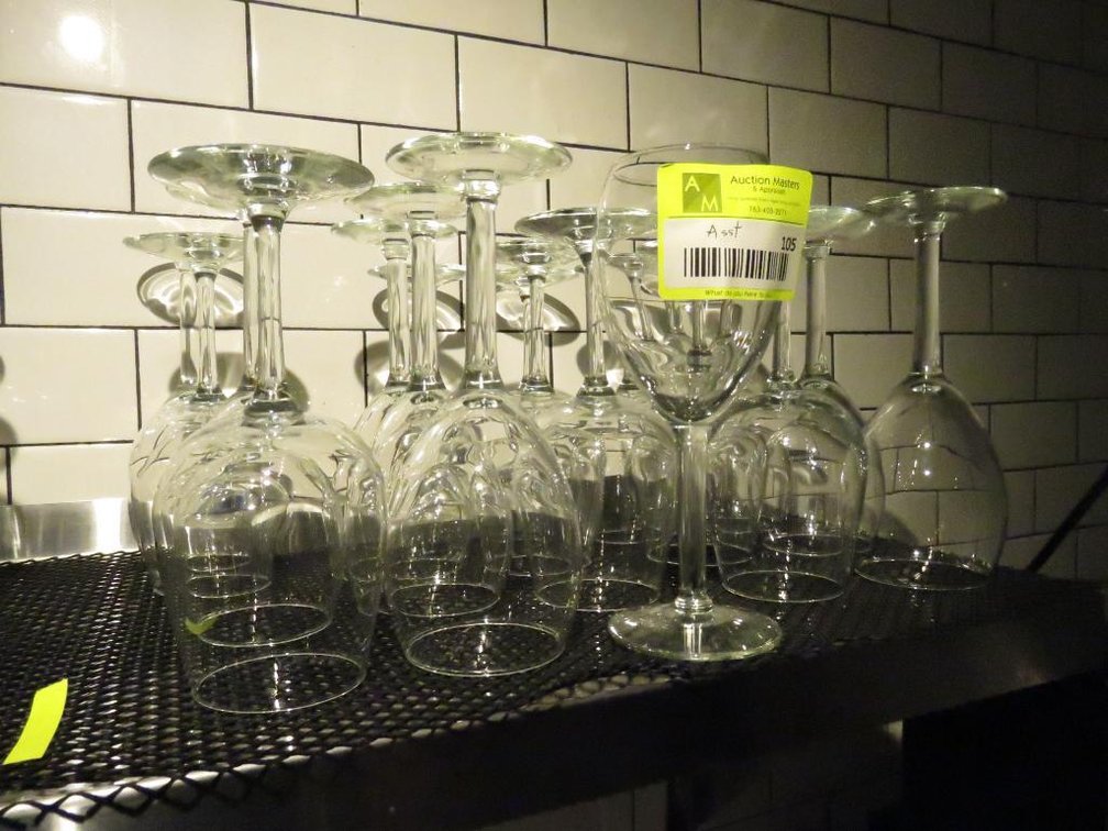 19 Assorted Stemware Glasses