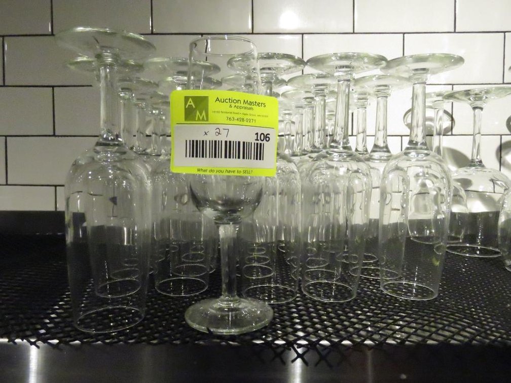 27 Stemware Glasses