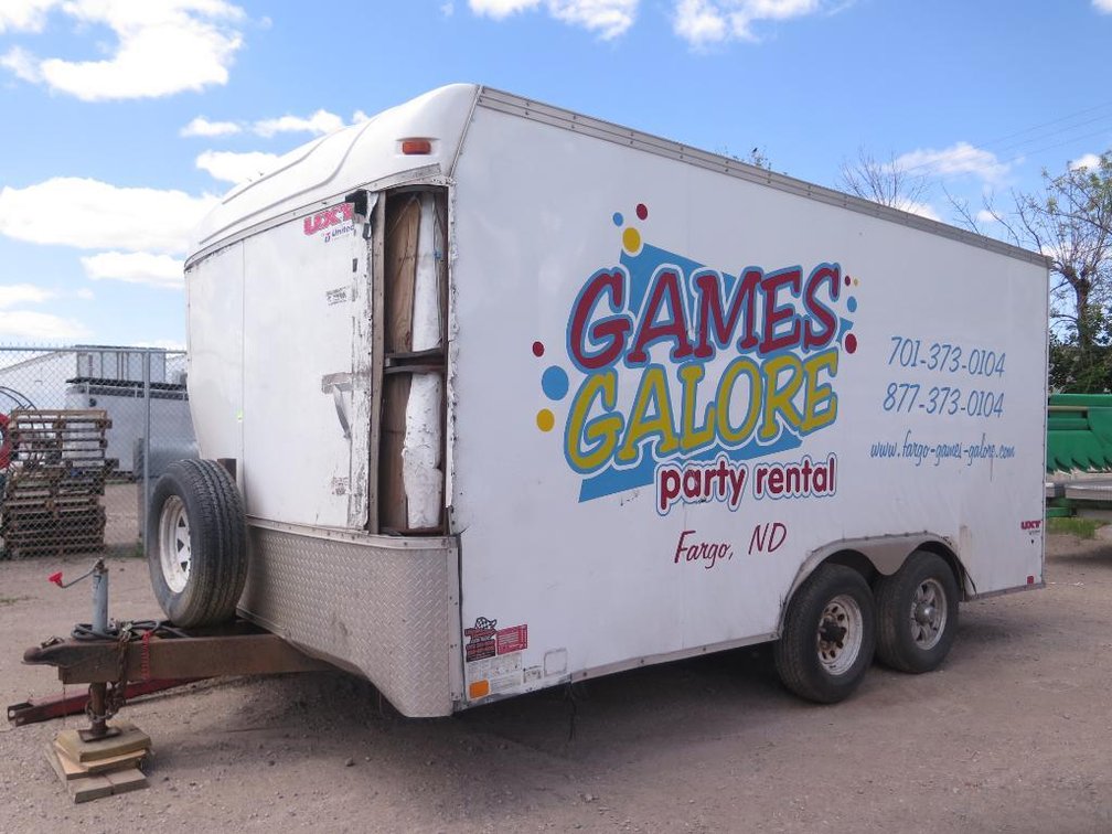 2013 United Trailers 16' Enclosed Tandem Axle Trailer