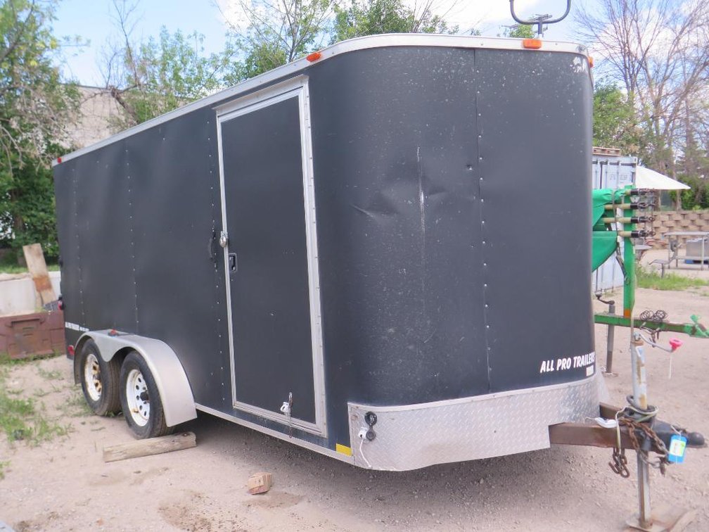 2005 Cargo Mate 14' Enclosed Tandem Axle Trailer