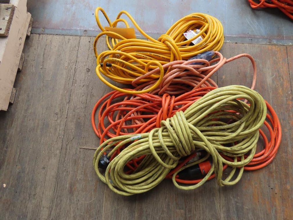 4 Assorted Extension Cords