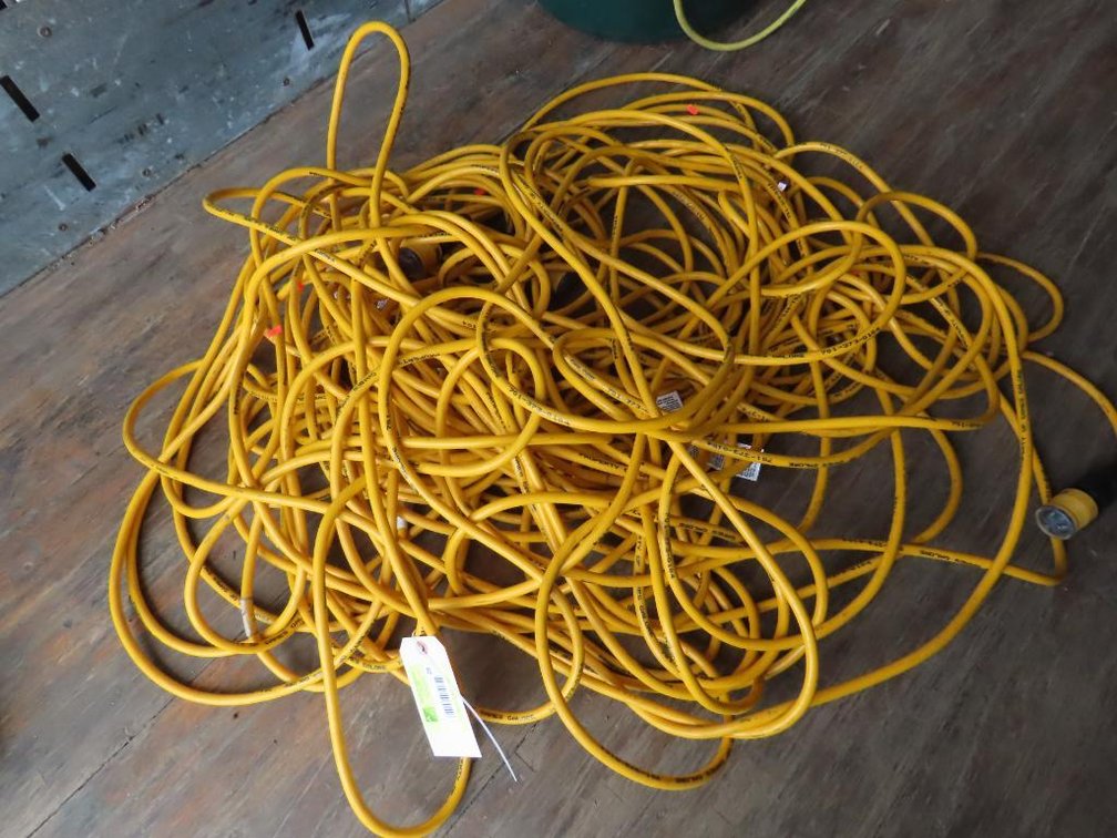 3 Assorted Extension Cords with Pro Lock