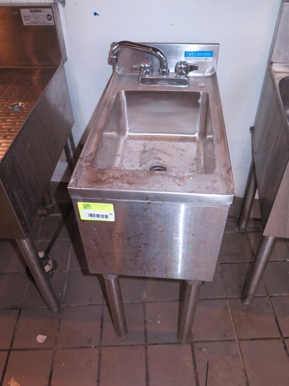 SS Underbar 12" Hand Sink