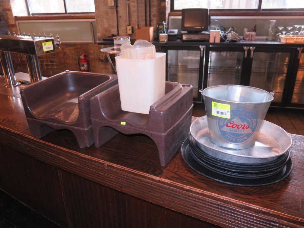 Assorted, Bar Trays, 2 Booster Seats, More