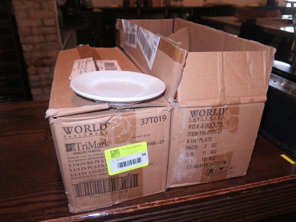 2 Cases World 6.25" Plates, 36 Per Case