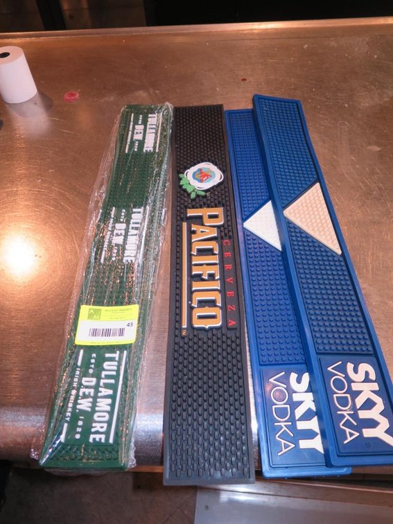 5 Assorted Bar Mats