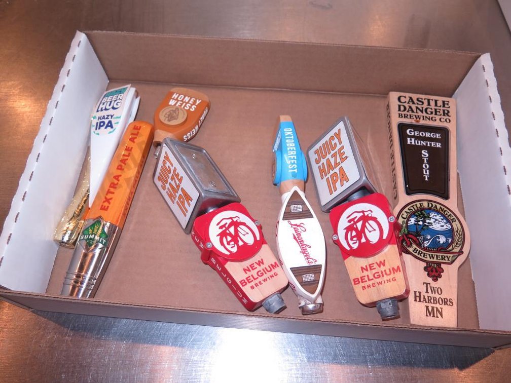 7 Assorted Beer Tap Handles