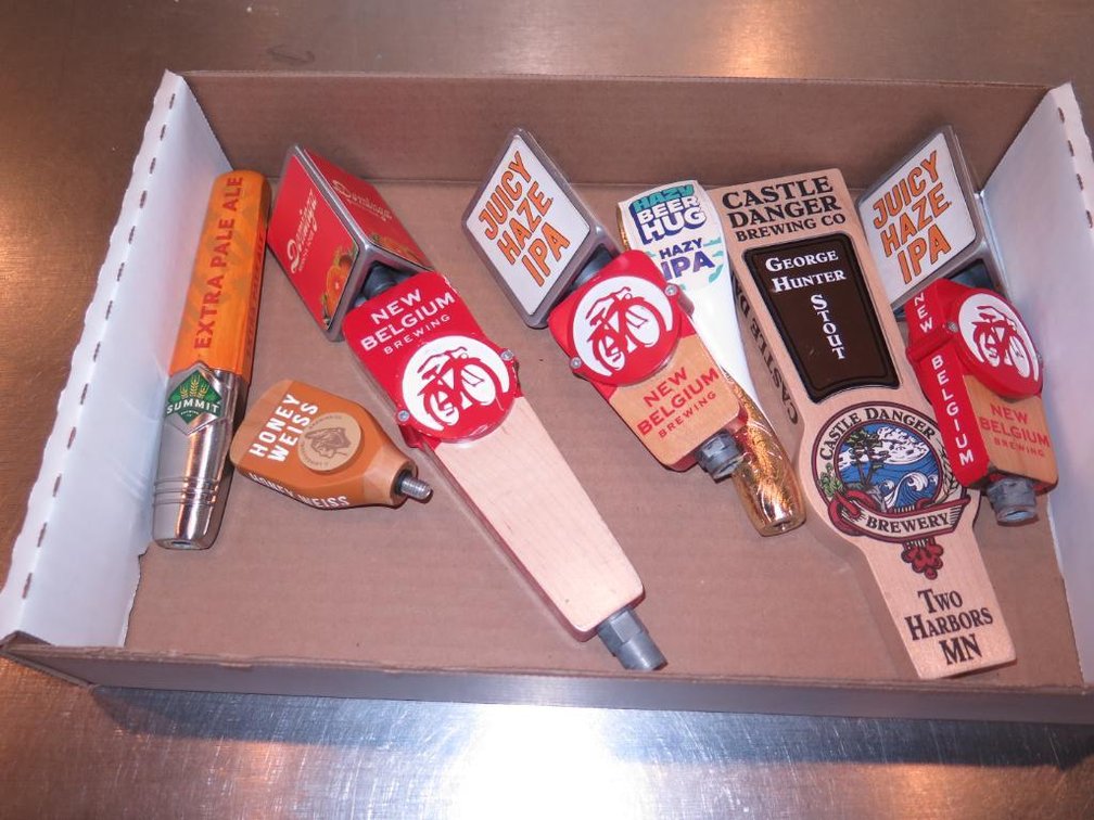 7 Assorted Beer Tap Handles