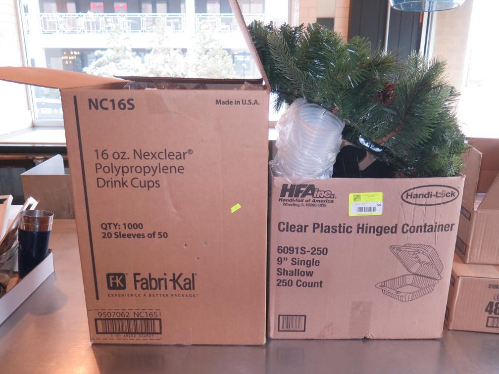2 Boxes Assorted, Paper Products, Wreath, More