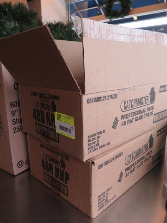 2 Partial Cases Catchmaster Rat Glue Traps