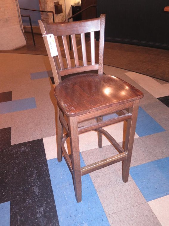 75 BDG Co. Wood Stools, 30" Seat Height