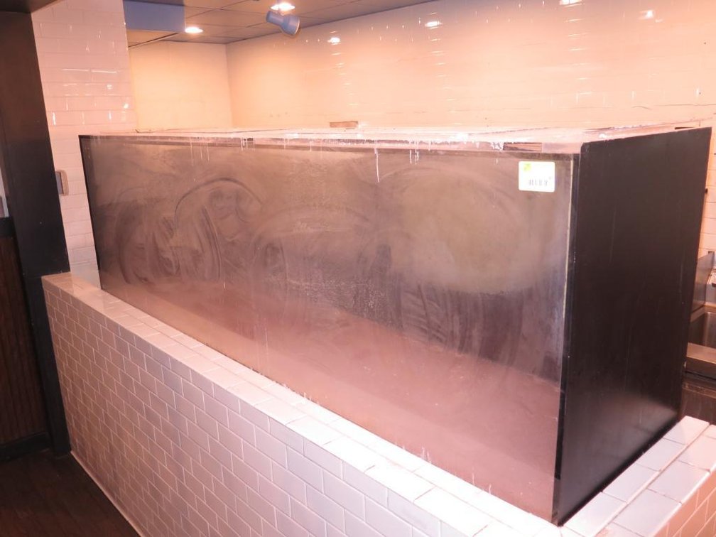 Lobster Tank 96"x24"x30" on Stand, Secondary Tank 48"x18"x23" on Stand