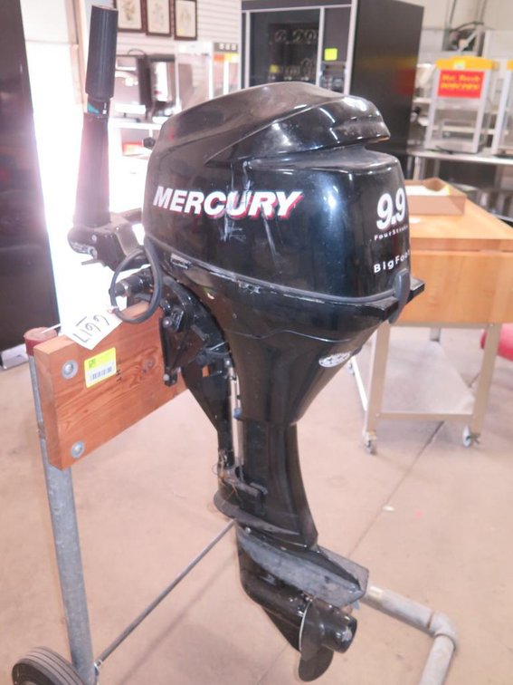 2007 Mercury 9.9 HP Four Stroke Big Foot Outboard Boat Motor