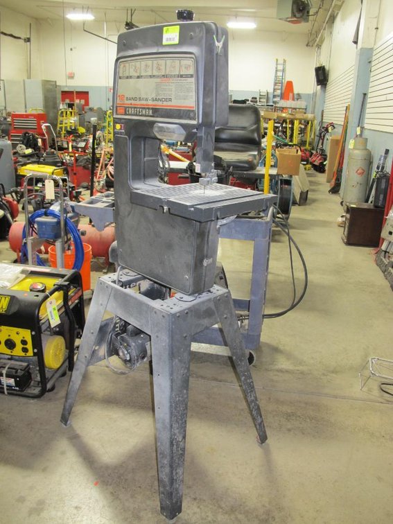Sears Craftsman 12" Bandsaw and Sander, Model 113.12791, 115V