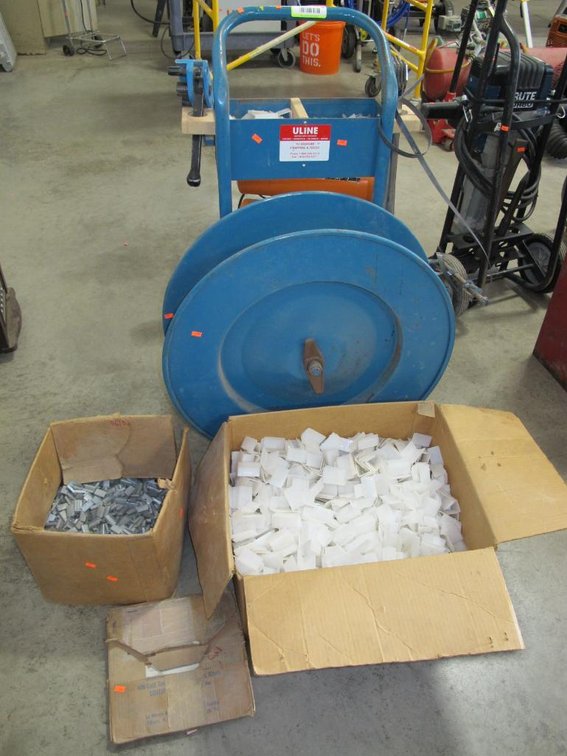 Uline Strapping Cart with Related