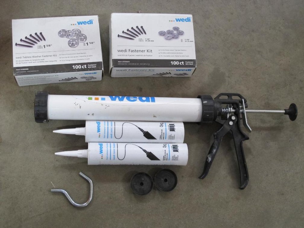 Assorted, Waterproof Joint Sealant, Fastener Kits, More