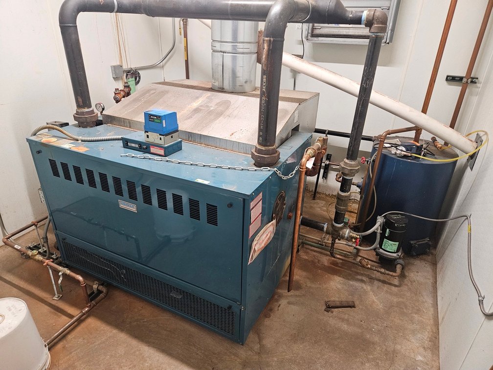Burnham Series 5B Gas-Fired Boiler, Serial 8141303R6, Controls, Gauges and Related