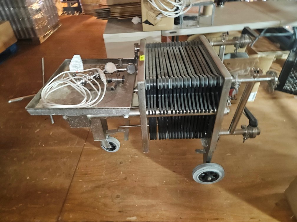 AWS Prospero Plate and Frame Filter Press on Wheels