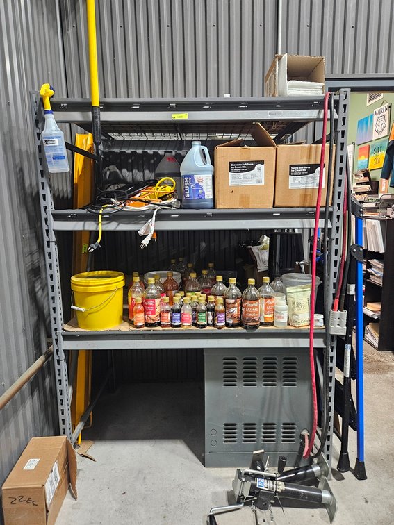 Metal 3 Tier Shelf, 52"x36"x72"