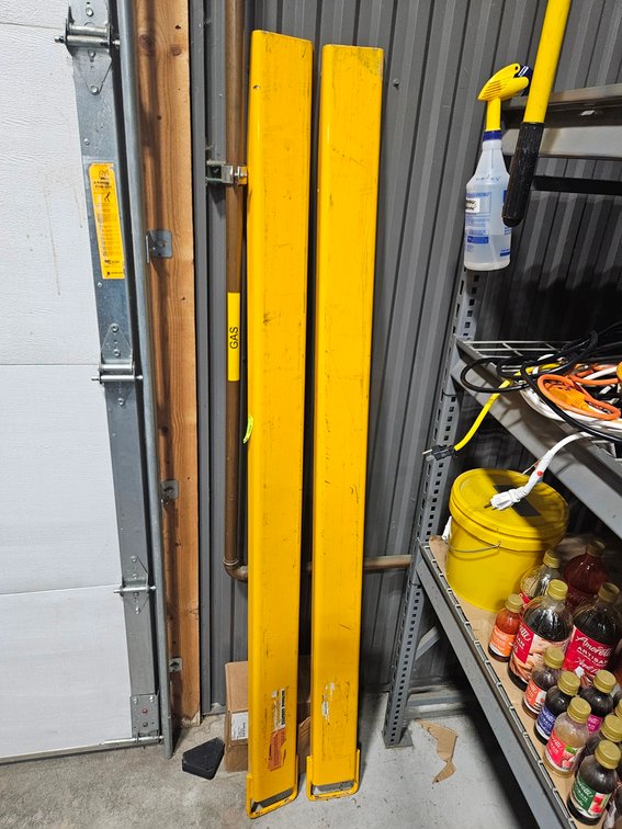Pair of 72" Fork Extensions