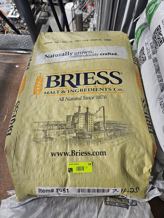 2 Bags Briess Item 7051 Caramel Vienna Malt, 20 Liters Per Bag