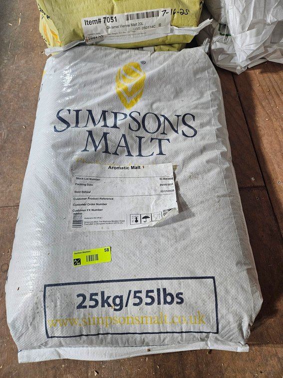 Sampson's Malt 55 Lb. Bag