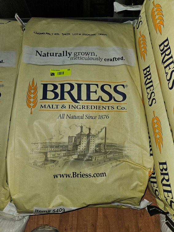 1 Bag Briess Item 5409 Caramel Malt, 55 Lbs.