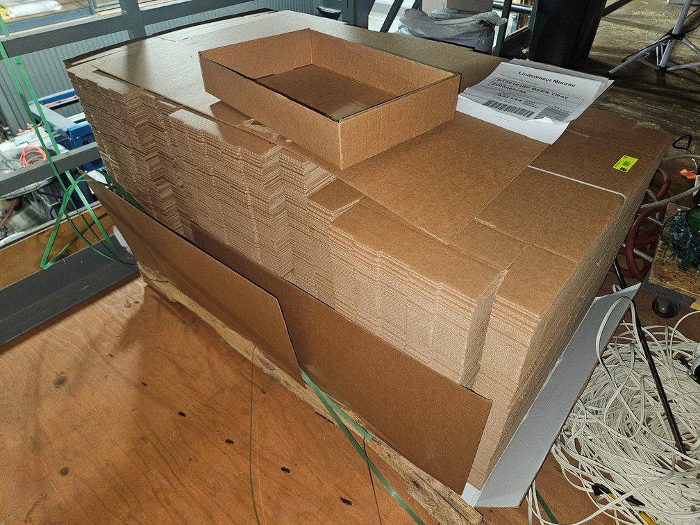 Pallet of Cardboard Box Flats