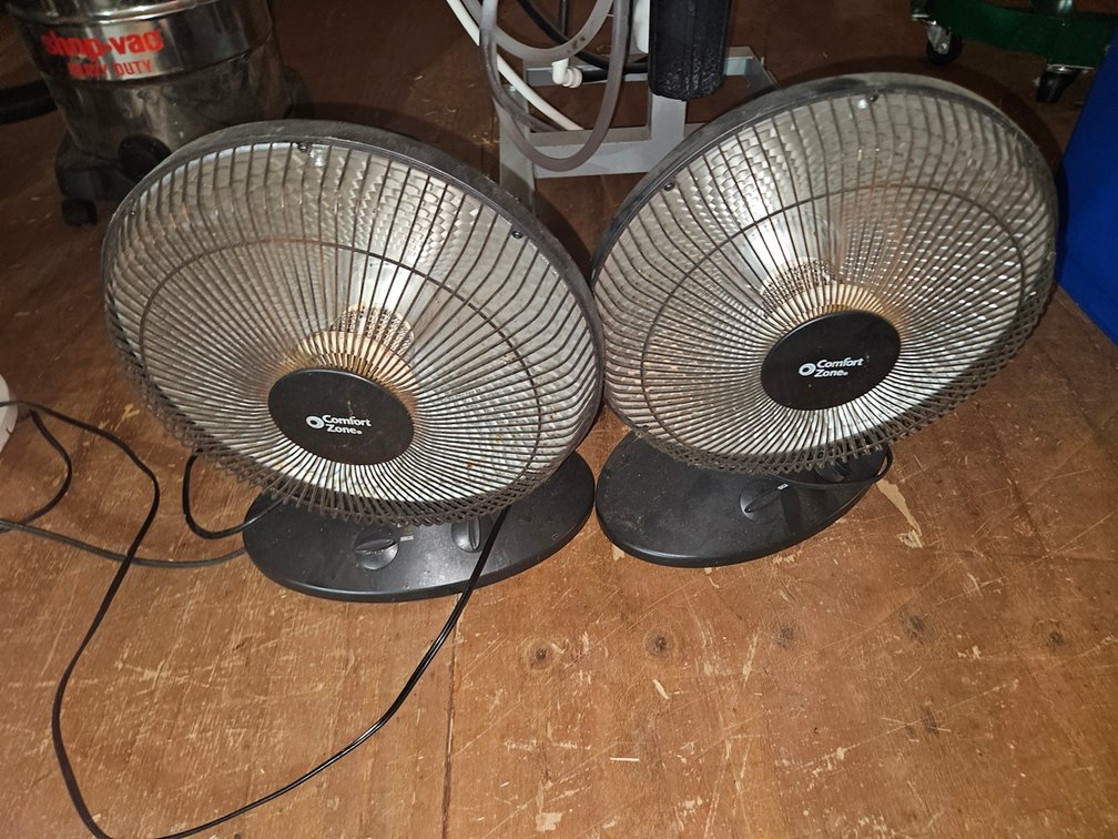 2 Comfort Zone Electric Heaters