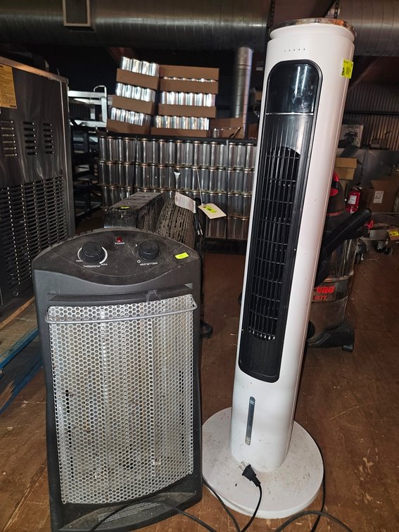 2 Assorted Electric Heaters